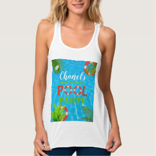 Tropisches Party Sommer Geburtstag Tank Top