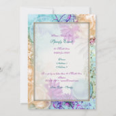 tropisches Party zum Thema Strand Einladung (Rückseite)