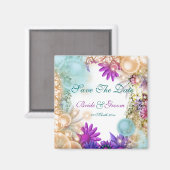 tropisches Party zum Thema Strand Magnet (Vorderseite/Rückseite)