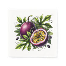 Tropisches Passionfrucht botanisches Obst