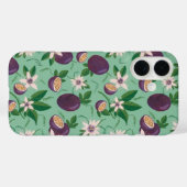 Tropisches Passionsfrucht-Muster iPhone-Hülle Case-Mate iPhone Hülle (Rückseite (Horizontal))