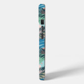 Tropisches Pastell-Leaf-Muster Case-Mate iPhone Hülle (Rückseite / Links)