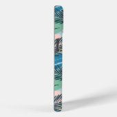 Tropisches Pastell-Leaf-Muster Case-Mate iPhone Hülle (Rückseite / Rechts)