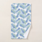 Tropisches Pastellananas-Muster Badhandtuch Set (Handtuch)