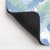 Tropisches Pastellananas-Muster Mousepad (Ecke)
