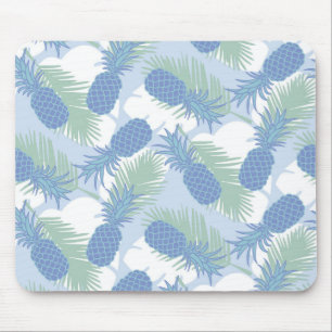 Tropisches Pastellananas-Muster Mousepad