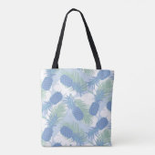 Tropisches Pastellananas-Muster Tasche (Rückseite)