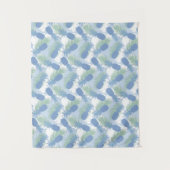 Tropisches Pastellananas-Muster Wandteppich (Vorderseite)