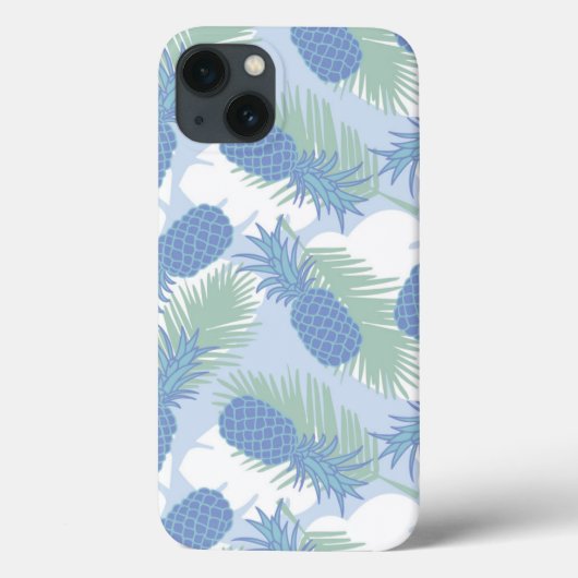 Tropisches Pastellmuster Case-Mate iPhone Hülle (Rückseite)