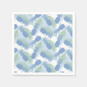 Tropisches Pastellmuster Serviette (Vorderseite)
