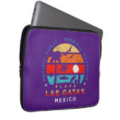 Tropisches Pazifisches Paradies / Las Gatas Beach  Laptopschutzhülle (Vorne Rechts)