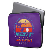 Tropisches Pazifisches Paradies / Las Gatas Beach  Laptopschutzhülle (Vorderseite Links)