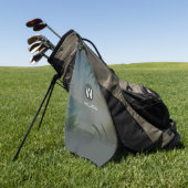 Tropisches Personalisiertes Golfhandtuch (Gras)