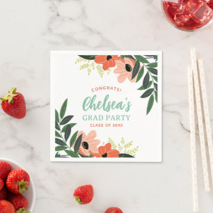 Tropisches Personalisiertes Party Serviette