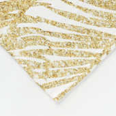 Tropisches Pflanzenmuster des eleganten Fleecedecke (Ecke)