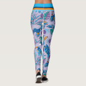 Tropisches Pickleball Leggings (Rückseite)