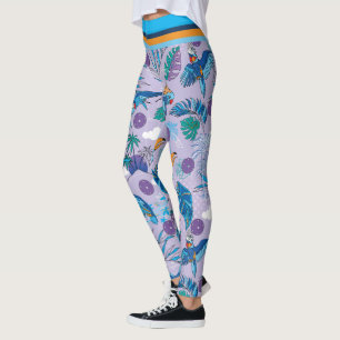 Tropisches Pickleball Leggings