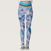 Tropisches Pickleball Leggings (Vorderseite)