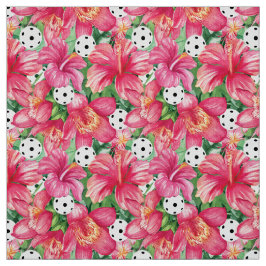 🌺 tropisches Pickleball mit Hibiskus Stoff