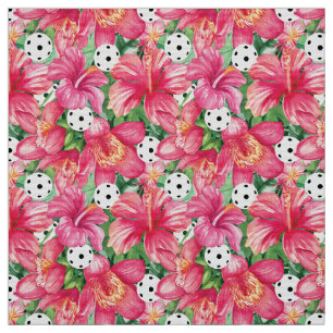 🌺 tropisches Pickleball mit Hibiskus Stoff