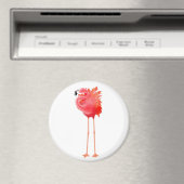 Tropisches Pink Flamingo Magnet (In Situ (Geschirrspüler))