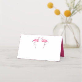 Tropisches Pink Flamingo Wedding Party Brautparty Platzkarte