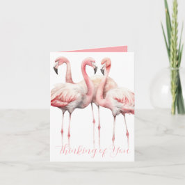 Tropisches Pink Flamingos Personalisiert