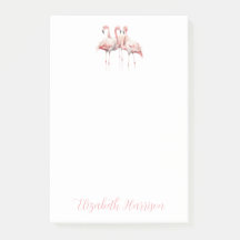 Tropisches Pink Flamingos Personalisiert