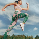 Tropisches Pink & Green Palm Blätter Nahtloses Mus Leggings<br><div class="desc">Das tropische Pink & Green Palm Blätter Seamless Pattern ist ein lebendiges Design mit einer Auswahl an rosa und grünen Palmen Blätter, die in einem wiederholt auftretenden Muster angeordnet sind. Das Muster hat ein nahtloses Layout, das bedeutet, dass die Kanten des Designs nahtlos zusammenpassen, um ein durchgängiges und ununterbrochenes Muster...</div>