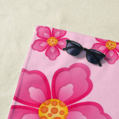 Tropisches Plumeria Beach Handtuch (Beispiel)