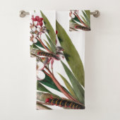 Tropisches Plumeria-Blumen-Bad-Tuch-Set Badhandtuch Set (Insitu)