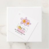Tropisches Plumeria Frangipani Wedding-Geschenk Geschenkanhänger (Beispiel)