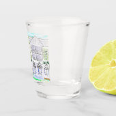 Tropisches Poolsde-Shotglas von Ariella & Lily Schnapsglas (Rechts)