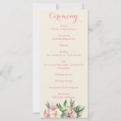 Tropisches Programm Plumeria & Flamingo Lily Flora (Vorderseite)