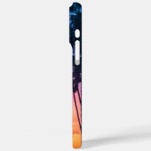 Tropisches Regenbogenfarbenpalmenmuster Case-Mate iPhone Hülle (Rückseite / Links)