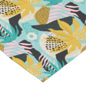 Tropisches Regenwald-Blätter Muster Mittelgroßer Tischläufer (Ecke)