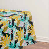 Tropisches Regenwald-Blätter Muster Tischdecke (Beispiel)