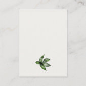 Tropisches Regenwald Toucan Bücher für Babydusche Begleitkarte (Rückseite)