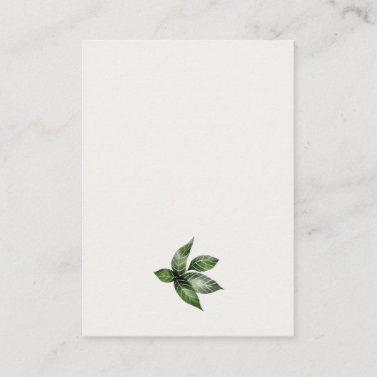 Tropisches Regenwald Toucan Bücher für Babydusche Begleitkarte (Rückseite)