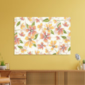 Tropisches Retro-Botanicum Leinwanddruck (Insitu (Wohnzimmer))