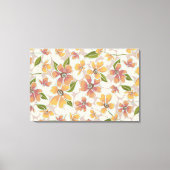 Tropisches Retro-Botanicum Leinwanddruck (Vorderseite)