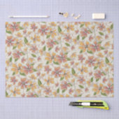 Tropisches Retro-Botanicum Seidenpapier (Handwerk)