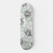 Tropisches Retro Muster #5 #palms #decor #art Skateboard (Vorderseite)