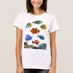 Tropisches Riff mit Fischen T-Shirt