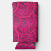 Tropisches Rosa Drachenfrucht Selters Dosenkühler (Rückseite)