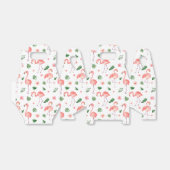 Tropisches rosa Flamingo-Muster Geschenkschachtel (Ungefaltet)