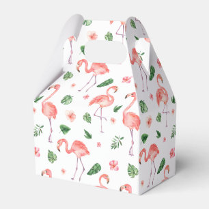 Tropisches rosa Flamingo-Muster Geschenkschachtel