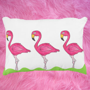 Tropisches rosa Flamingos Bird Kissen