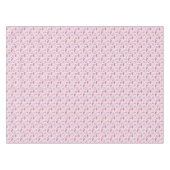 Tropisches rosa Memphis-Art-Muster Tischdecke (Vorderseite (Horizontal))