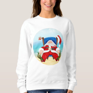 Tropisches Sankt-Weihnachtssweatshirt oder -T - Sweatshirt